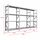 Metalsistem Dexion Γαλβανιζέ Ραφιέρα 330x32x250cm Αντοχή 160kg / Ράφι με 12 Ράφια Max Αντοχή 1920kg