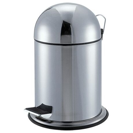 Κάδος ΙΝΟΧ με Πεντάλ Ø24.5x38cm 5lt Πομπέ Καπάκι Βάρος 1.1kg