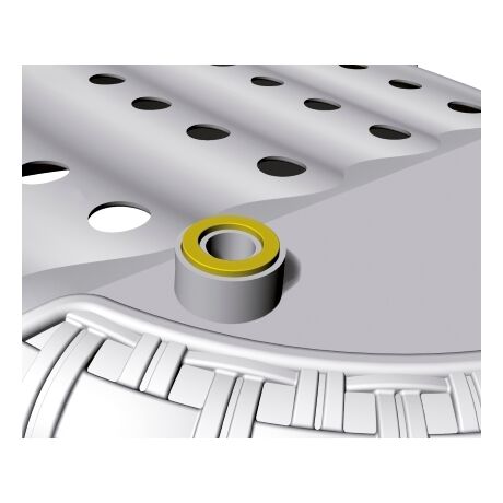 Κρεβάτι Σκύλου-Γάτας 50x35x17cm RATTAN με Σύστημα Αερισμού Καφέ BAMA Ιταλίας