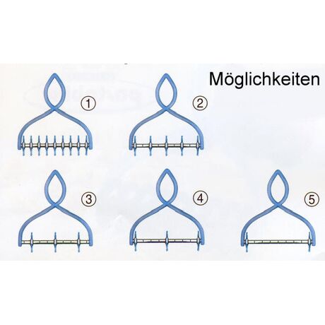 MARCATO Ιταλίας Εξάρτημα Κοπής Ζύμης DESIGN με 9 Αφαιρούμενες Ροδέλες 14.5x4x16cm Λευκό Διάφανο PASTABIKE