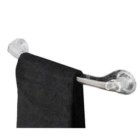 Πετσετοθήκη Μπάνιου 55x8.8x7.5cm Πλαστική Επιτοίχια με Βίδες Διάφανη BAMA Ιταλίας