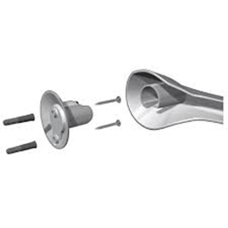 Πετσετοθήκη Μπάνιου 24.3x7.4x19.8cm Πλαστική Επιτοίχια με Βίδες Λευκή BAMA Ιταλίας