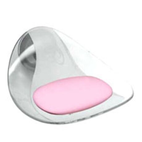 Σαπουνοθήκη Τοίχου 15.5x16x8.9cm Πλαστική με Βεντούζα και Σύστημα Κλειδώματος Διάφανη BAMA Ιταλίας