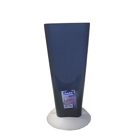 Ανθοδοχείο Πλαστικό 13x13x31cm 2.5lt Ανθρακί BAMA Ιταλίας