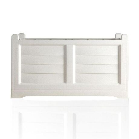 BAMA ITALY Θήκη Ζαρντινιέρας Βαρέως Τύπου 80x43x42cm 120lt Λευκή