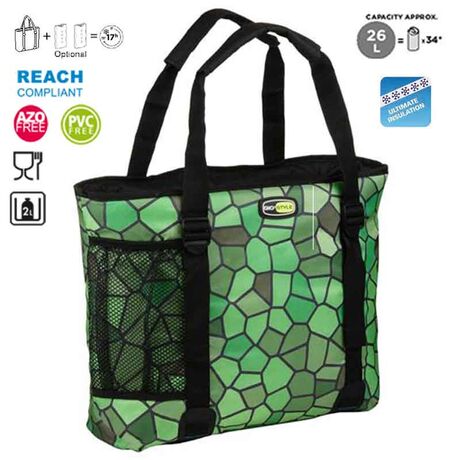 GIOSTYLE Ιταλίας Ισοθερμική Τσάντα 47x14x36cm Πάχος 10mm 26lt Πολυεστέρας 600D MAX Απόδοση 17 Ώρες Πιστοποιήσεις Azo FREE/Reach COOLBAG BOXY 23 SHELL