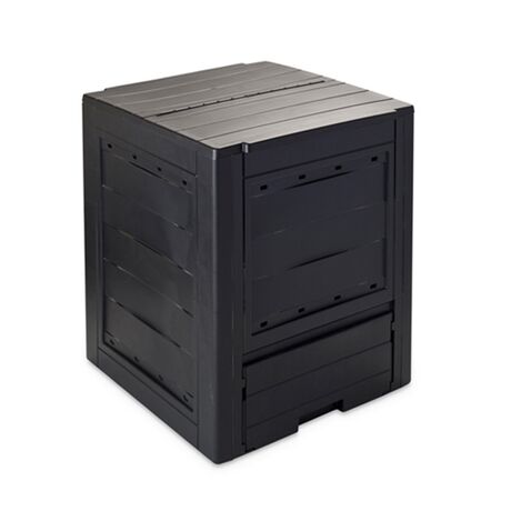 TOOMAX FASHION ITALY 260lt Κομποστοποιητής-Κάδος Κομποστοποίησης Πλαστικός Κήπου 60x60x73cm Μαύρος COMPOSTER