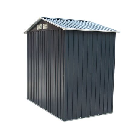 STEELEN Μεταλλική Αποθήκη Κήπου - Σπιτάκι Κήπου 201x181x190 (6.6x6) 3.3m² Γαλβανιζέ Polis Γκρι