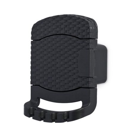 TOOMAX FASHION ITALY Βάση Λάστιχου 29x20x37cm Πλαστική με Αποθηκευτικό Χώρο RATTAN STYLE TUBO Ανθρακί