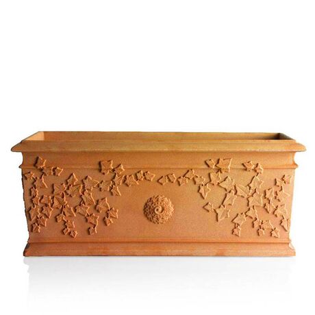 BAMA ITALY Ζαρντινιέρα 60x26x24cm 30lt Πλαστική ΒΑΡΕΩΣ ΤΥΠΟΥ Κεραμιδί FIORIERA VITE