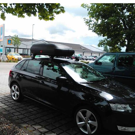 ARTPLAST ITALY Μπαγκαζιέρα Οροφής Αυτοκινήτου 320lt Πλαστική 131x78x34.5cm MAX Φορτίο 55kg Ανθρακί-Μαύρο Πιστοποιήσεις TUV/GS ISO/PAS 11154:2006