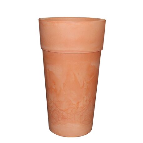 BAMA ITALY Γλάστρα Βαρέως Τύπου Ø40x70cm 18+33lt Πλαστική Τερακότα VASO CONO SENSATION