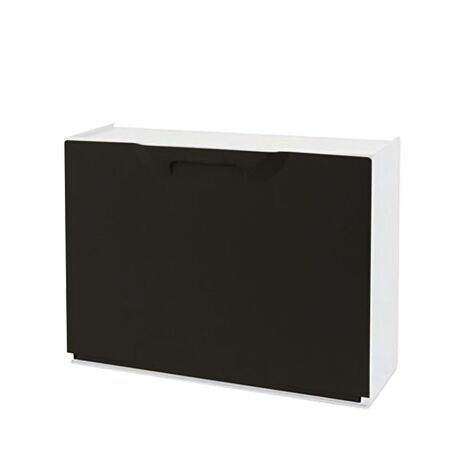 ARTPLAST Ιταλίας Παπουτσοθήκη Πλαστική Συναρμολογούμενη 51x17.3x41cm για 3 Ζευγάρια 2.5kg UNIKA Μαύρη-Μπεζ