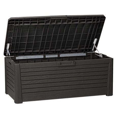 TOOMAX Ιταλίας Πλαστικό Μπαούλο 148x72x60cm 550lt 22.5kg Massif Καπάκι-Κάθισμα 2 Ατόμων FLORIDA ANTHRACITE TUV/GS