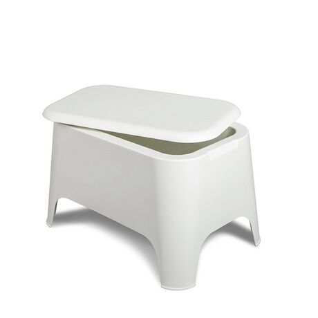 TOOMAX Ορθογώνιο Τραπέζι 59x39x36cm Πλαστικό Βάρος 3.4kg Petra Matte White Ιταλίας