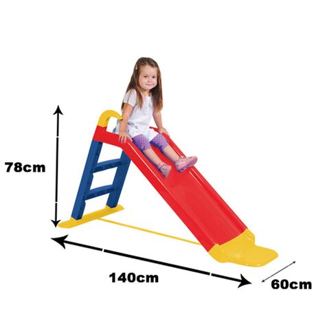 Παιδική Τσουλήθρα Κήπου 141x60x78.5cm MAX Αντοχή 30kg Children Slide Πολύχρωμη STARPLAY