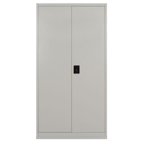 STEELEN Μεταλλική Ντουλάπα 90x45x181cm Πάχους 0.6mm/0.8mm (πάτωμα) Γαλβανιζέ με 4 Ράφια ΧΩΡΙΣ ΠΟΔΙΑ - 5 Αποθηκευτικοί Χώροι