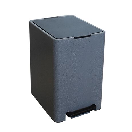Κάδος Μπάνιου με Πεντάλ 13.5lt 18.5x25x29cm με Εσωτερικό Κάδο 7lt 0.82kg Πλαστικό SOFT CLOSE Λάβα Ελλάδας