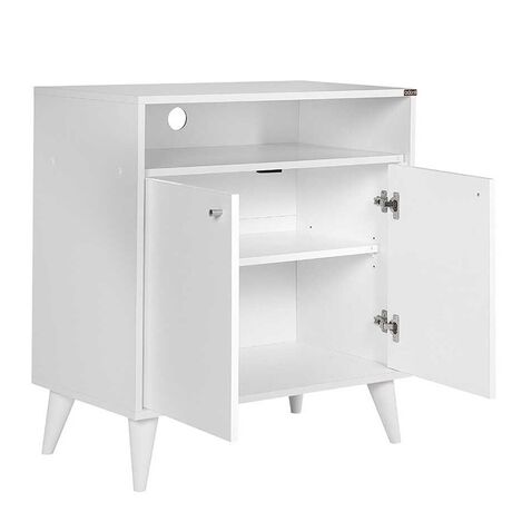 Ντουλάπι Πολυχρηστικό - Έπιπλο Τηλεόρασης - Παπουτσοθήκη 73x42x79cm 20.85kg London 220-DD Λευκό