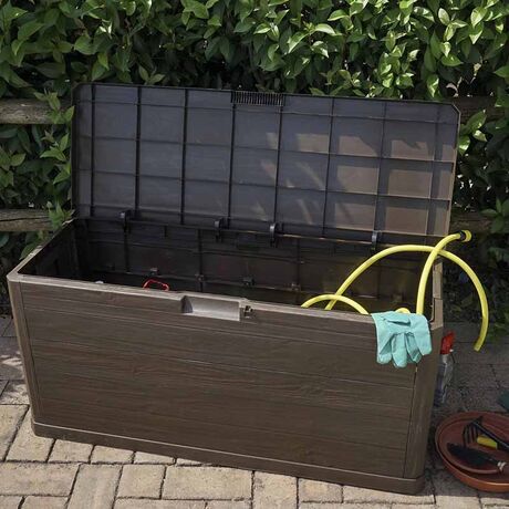 TOOMAX Ιταλίας Πλαστικό Μπαούλο 117x45x56cm 280lt 6.8kg MULTIBOX WOODY'S LINE BROWN TUV/GS