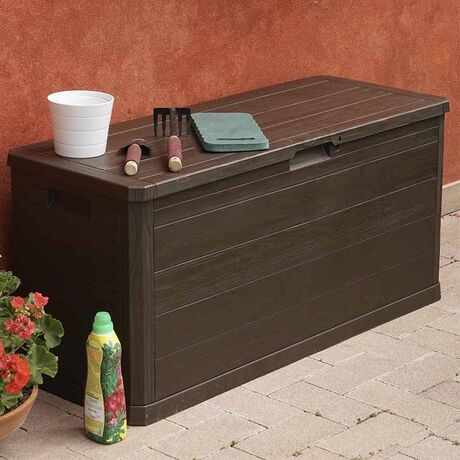 TOOMAX Ιταλίας Πλαστικό Μπαούλο 117x45x56cm 280lt 6.8kg MULTIBOX WOODY'S LINE BROWN TUV/GS