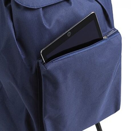 GIMI Ιταλίας Καρότσι Λαϊκής 42lt Μεταλλικό με Τσάντα Πολυεστέρα Αντοχής 30kg ARGO Μπλε