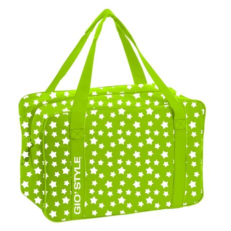 GIOSTYLE Ιταλίας Ισοθερμική Τσάντα 42x18x28cm Πάχος 8mm 24lt Πολυεστέρας 600D MAX Απόδοση 10 Ώρες Πιστοποίηση REACH STARS 24 Πράσινο