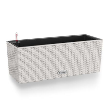 LECHUZA Balconera Cottage50 Ζαρντινιέρα 50x19x19cm Αυτοποτιζόμενη με Δοχείο Φύτευσης Light Grey Γερμανίας RedDot Award 2010
