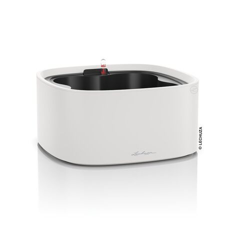 LECHUZA PILA Color Stick Γλάστρα 35.5x35.5x16.6cm ΑΥΤΟΠΟΤΙΖΟΜΕΝΗ με Δοχείο Φύτευσης για 4 Γλαστράκια Light Grey Γερμανίας/German Design Award 2021