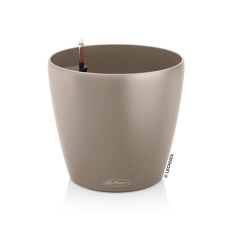 LECHUZA Classico 43 Επιδαπέδια Γλάστρα Ø42x39.5cm Αυτοποτιζόμενη SAND BROWN Γερμανίας