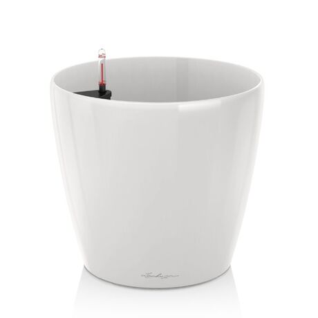 LECHUZA Classico 70 Premium Επιδαπέδια Γλάστρα Ø70x64.5cm Αυτοποτιζόμενη Λευκή (High Gloss) Γερμανίας