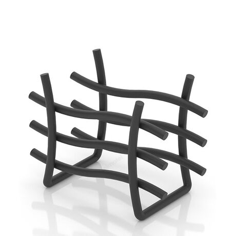 TEKNO-TEL Θήκη για Χαρτοπετσέτες Επιτραπέζια 17x9x12cm Επιχρωμιωμένο Ατσάλι Μαύρη Matte