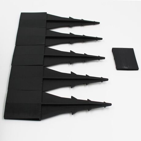 Φράχτης Παρτεριού Κήπου Μήκος 6 μέτρα x0.4x12cm Πλαστικός 2.46kg Χακί ECOBORDURA Extrusion ARTPLAST Ιταλίας