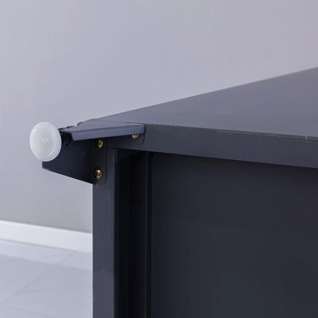 STEELEN Μεταλλική Ντουλάπα - Φοριαμός (Locker) 90x45x190cm 15 Ντουλάπια Πάχος 0.4mm με Ρυθμιζόμενα Πόδια 54kg Ανθρακί Ματ