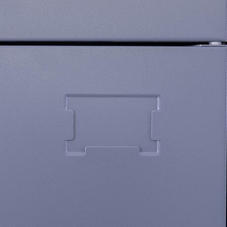 STEELEN Μεταλλική Ντουλάπα - Φοριαμός (Locker) 90x45x185cm 9 Ντουλάπια Πάχος 0.4mm 50kg ΧΩΡΙΣ ΠΟΔΙΑ Ανθρακί Ματ