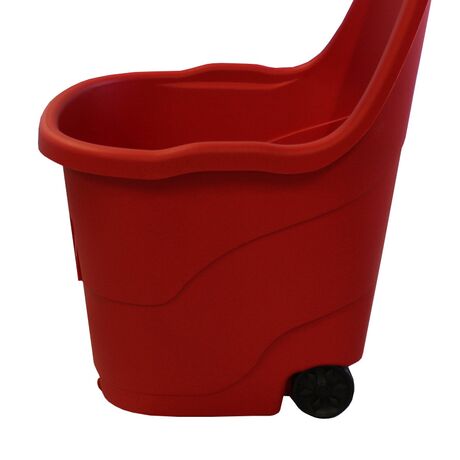 Καρότσι Κήπου Μεταφοράς Πλαστικό 48.5x57.5x88.5cm 2.64kg 43lt Αντοχή 50kg Κόκκινο SHOPRO ARTPLAST Ιταλίας