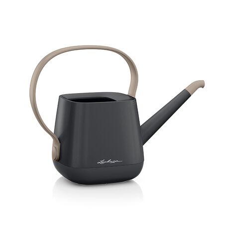 LECHUZA YULA Ποτιστήρι 30x14x21.5cm 1.7lt Πλαστικό Μαύρο-Taupe Γερμανίας