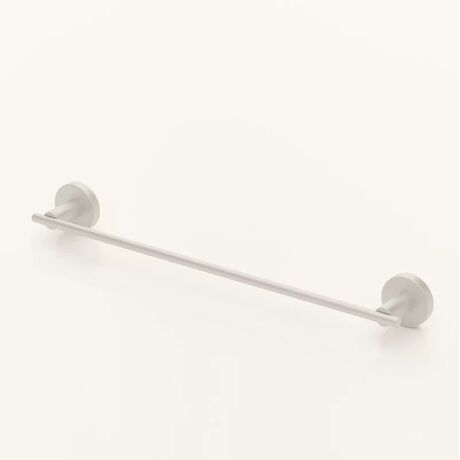 TEKNO-TEL Κρεμάστρα - Ράγα Πετσέτας Μπάνιου 47x6x5cm Αλουμινίου Επιτοίχια με Βίδες Satin