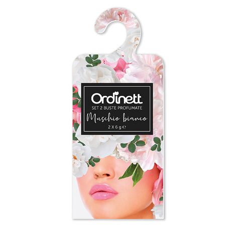 ORDINETT ITALY Αρωματικό Κρεμαστό Σετ 2 Τεμαχίων White Musk