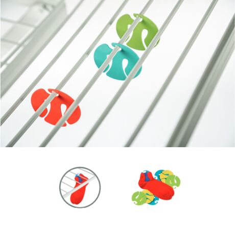 VESTA Απλώστρα Ρούχων Πλαστική 170x55x100cm GALENA 3φυλλη Άπλωμα 20m Αντοχή 20kg Βάρος 4kg