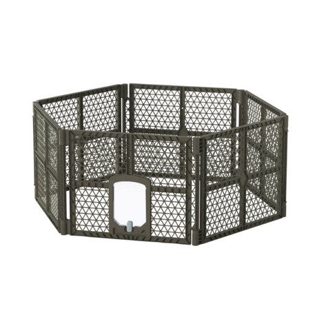 VESTA Κλουβί Περιορισμού και Περίφραξης Κατοικιδίου  151x171x66.7cm Πλαστικό 8.26kg Hexahedral Καφέ