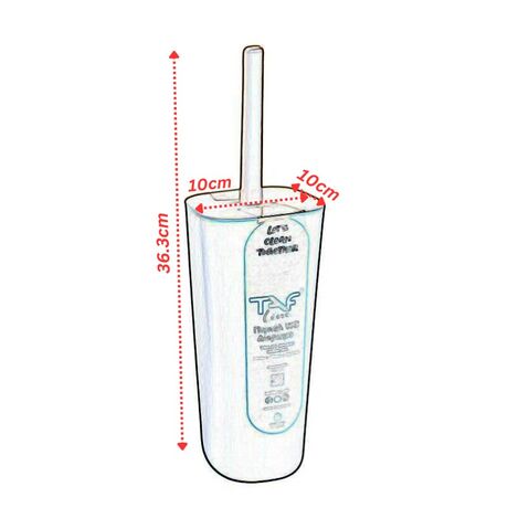Πιγκάλ 10x10x36.3cm Ανθράκι-Καφέ Ελλάδας