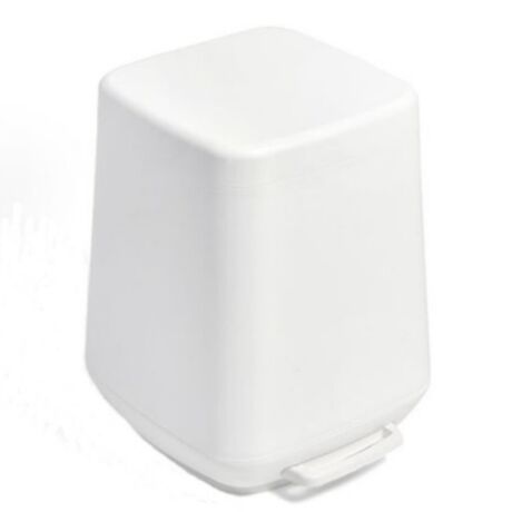 Κάδος Μπάνιου με Πεντάλ 7lt 24x26x31.2cm με Εσωτερικό Κάδο 1.01kg Πλαστικό SOFT CLOSE Λευκό Ελλάδας