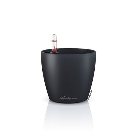 LECHUZA Classico Color 14 Επιτραπέζια Γλάστρα Ø15x14cm Αυτοποτιζόμενη Slate Γερμανίας