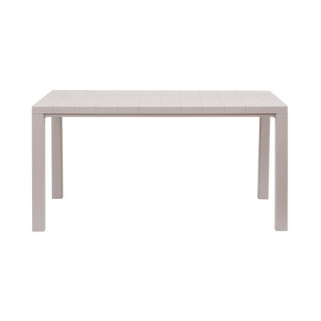 TOOMAX DAVIDE Ορθογώνιο Τραπέζι 147x88x74cm Πλαστικό Βάρος 12.5kg Όψη Φυσικού Ξύλου Taupe Ιταλίας