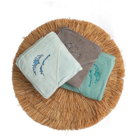 Palamaiki Σετ Λουτρου Βρεφικο Baby Joia BJ524 GREY Γκρι