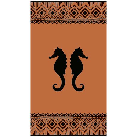 Palamaiki Πετσέτα Θαλάσσης Beach Collection 86x160 EV26 Καφέ