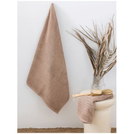 Palamaiki Πετσέτα Προσώπου Towels Collection 50x90 ROLL BEIGE Μπεζ