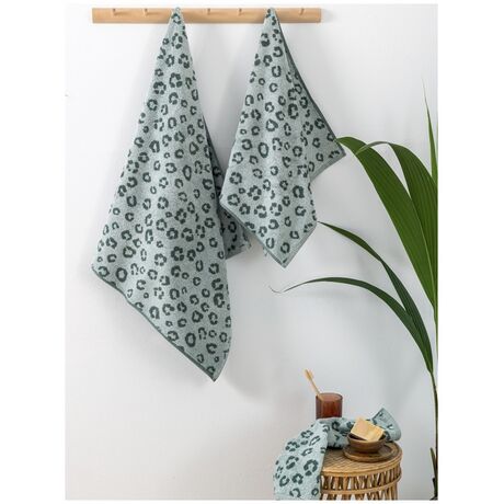 Palamaiki Σετ Πετσέτες (30X50, 50X90, 70X140) PAM MINT Πράσινο