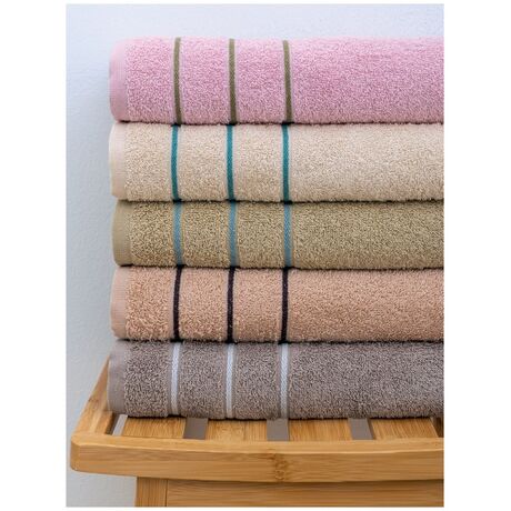 Palamaiki Σετ Πετσέτες (30X50, 50X90, 70X140) JODI BEIGE Μπεζ